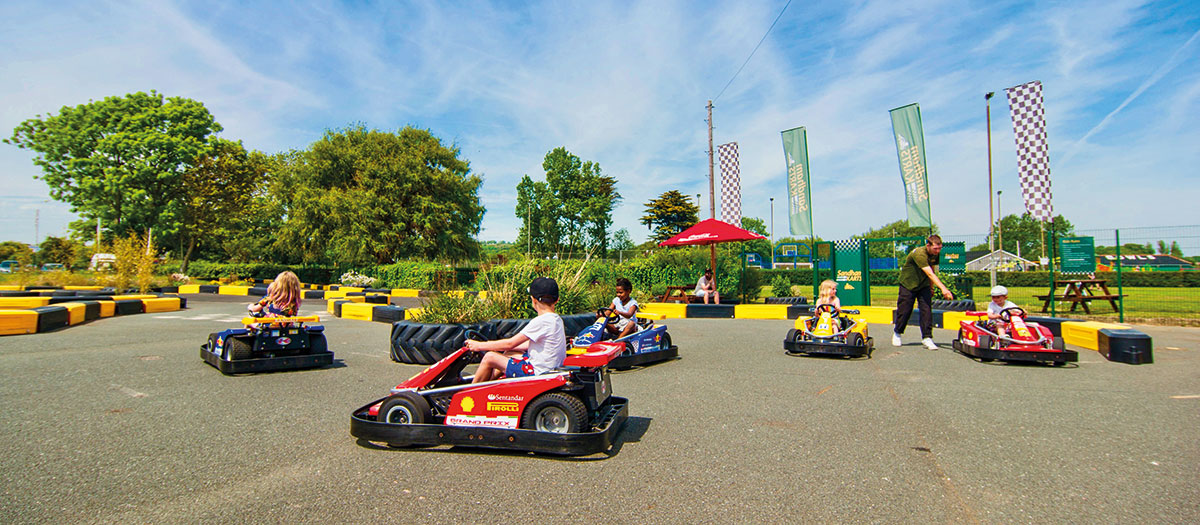 Karting at Sandham Gardens